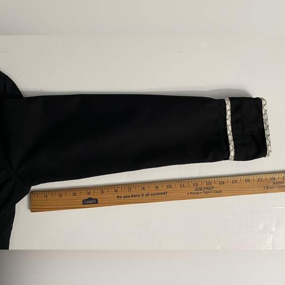 Merona Black & White All Weather Trench Coat with pockets women’s size SP - Picture 10 of 14